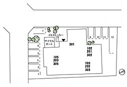 JR高徳線 栗林公園北口駅 徒歩10分の賃貸マンション 3階2LDKの室内