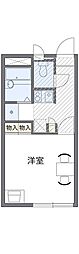 レオパレスエスポワール 1Kの間取図画像