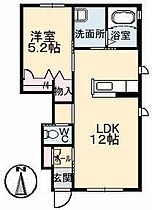 香川県高松市木太町3167-2（賃貸アパート1LDK・1階・41.57㎡） その2