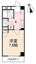 香川県高松市栗林町二丁目10-44（賃貸マンション1K・3階・26.25㎡） その2