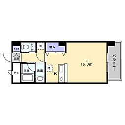 CASAANGELICA 1Kの間取図画像