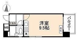R-RESIDENCETAKAMATSU ワンルームの間取図画像