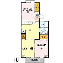 香川県高松市檀紙町417番地1（賃貸アパート2LDK・2階・53.76㎡） その2