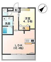 香川県高松市今里町一丁目408（賃貸アパート1LDK・1階・41.25㎡） その2