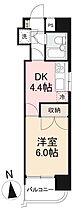 香川県高松市栗林町二丁目19-25（賃貸マンション1DK・5階・25.74㎡） その2