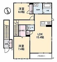 香川県高松市中間町523-5（賃貸アパート2LDK・2階・72.56㎡） その2