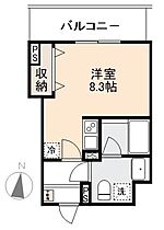 香川県高松市扇町一丁目25-42-1（賃貸マンション1R・8階・24.81㎡） その2