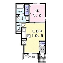 香川県高松市新田町甲872番地4（賃貸アパート1LDK・1階・37.38㎡） その2