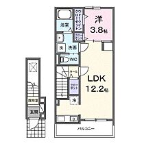 香川県高松市多肥下町108番地1（賃貸アパート1LDK・2階・42.56㎡） その2