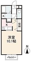 香川県高松市林町2130-1（賃貸アパート1K・1階・26.49㎡） その2