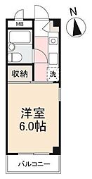 ナビハウス 1Kの間取図画像
