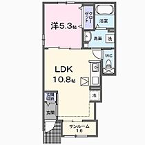 クラール勅使イーストＡ 101 ｜ 香川県高松市勅使町240番地1（賃貸アパート1LDK・1階・40.02㎡） その2