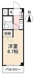 マリオン高松宮脇町 1Kの間取図画像