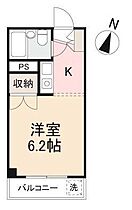 フジマンション 304 ｜ 香川県高松市西宝町一丁目17-14（賃貸マンション1K・3階・19.30㎡） その2