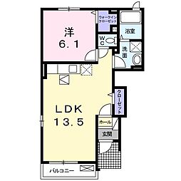 間取図画像 1LDK