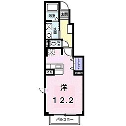 メゾン・ルポ1 ワンルームの間取図画像