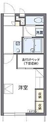 レオパレスSCOURT 1Kの間取図画像