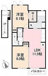 ブリッサ 2LDKの間取図画像