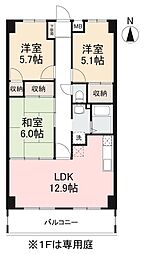 間取図画像 3LDK