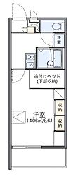 レオパレススカイ 1Kの間取図画像