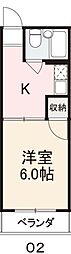 間取図画像 1K