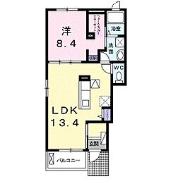 間取図画像 1LDK
