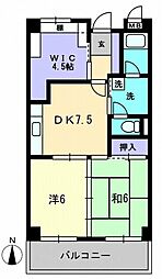 ノースポイントハイツ 2SDKの間取図画像