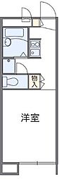 レオパレスKITA 1Kの間取図画像