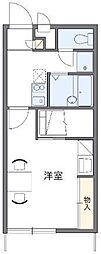 レオパレスカーサヤシマ 1Kの間取図画像