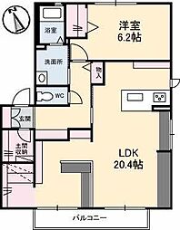 間取図画像 1SLDK