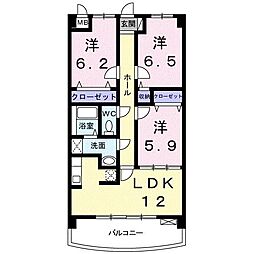 間取図画像 3LDK