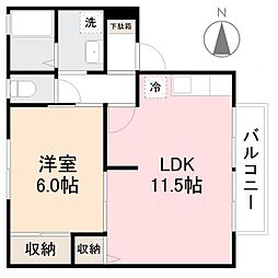 間取図画像 1LDK