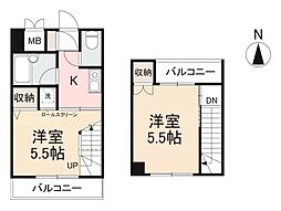 サンドリバー夢源 2Kの間取図画像