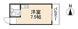 NSビル ワンルームの間取図画像