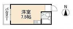 NSビル ワンルームの間取図画像