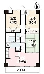 ヴィラリュミエール 3LDKの間取図画像