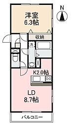間取図画像 1LDK