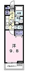 プレッソDK 1Kの間取図画像