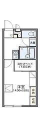レオパレスサンシャイン26 1Kの間取図画像