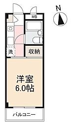 ナビハウス 1Kの間取図画像