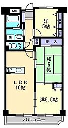 プロスパー三条 3LDKの間取図画像