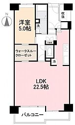 アルファパーク太田 1LDKの間取図画像