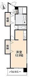 Glitter3 ワンルームの間取図画像