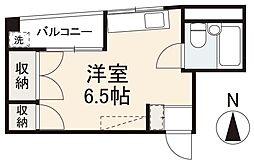 寺尾マンション ワンルームの間取図画像
