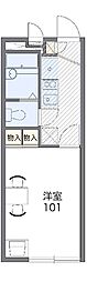 レオパレス浜ノ丁 1Kの間取図画像