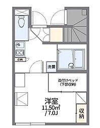 レオパレスラ・スリーズ 1Kの間取図画像