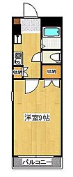 ファーイースト2ビル 1Kの間取図画像