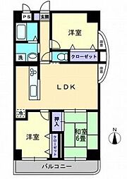 LAKEWEST 3LDKの間取図画像