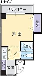 アルファエステート昭和町 1Kの間取図画像