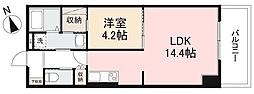 EGGTOWERMANSION 1LDKの間取図画像